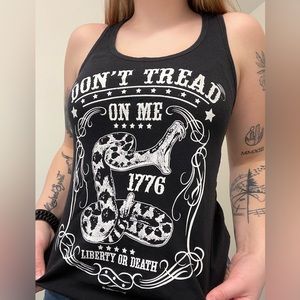 Black tank top size S